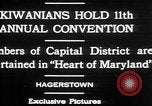 Image Président de Kiwanis International McDavid Hagerstown Maryland USA, 1930, de la seconde 3 séquences d'archives historiques vidéo 65675052017