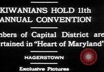 Image Président de Kiwanis International McDavid Hagerstown Maryland USA, 1930, de la seconde 13 séquences d'archives historiques vidéo 65675052017