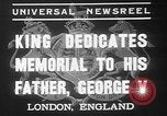Image le roi George VI London England Royaume-Uni, 1937, de la seconde 6 séquences d'archives historiques vidéo 65675052021