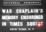 Image Memorial de Francis P Duffy New York City USA, 1937, de la seconde 1 séquences d'archives historiques vidéo 65675052022