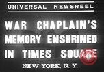 Image Memorial de Francis P Duffy New York City USA, 1937, de la seconde 3 séquences d'archives historiques vidéo 65675052022