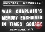 Image Memorial de Francis P Duffy New York City USA, 1937, de la seconde 9 séquences d'archives historiques vidéo 65675052022