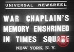 Image Memorial de Francis P Duffy New York City USA, 1937, de la seconde 11 séquences d'archives historiques vidéo 65675052022