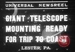 Standbild Albert Einstein Lester Pennsylvania USA, 1937, aus Sekunde 3 historischem Filmmaterial Videoclip 65675052025