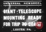 Standbild Albert Einstein Lester Pennsylvania USA, 1937, aus Sekunde 10 historischem Filmmaterial Videoclip 65675052025