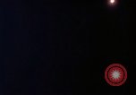 Image of descending parachute flares Vietnam Bien Hoa Air Base, 1967, second 60 stock footage video 65675052031