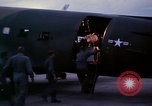 Image of camouflaged AC 47 Vietnam Bien Hoa Air Base, 1967, second 18 stock footage video 65675052035