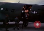 Image of camouflaged AC 47 Vietnam Bien Hoa Air Base, 1967, second 30 stock footage video 65675052035