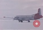 Image of aircraft C 124 Antarctica, 1956, second 60 stock footage video 65675052041