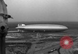 Image of Hindenburg LZ 129 airship Lakehurst Naval Air Station New Jersey USA, 1936, second 28 stock footage video 65675052056