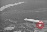 Image of airship LZ 129 Hindenburg Lakehurst New Jersey USA, 1936, second 32 stock footage video 65675052059