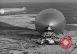 Image of airship LZ 129 Hindenburg Lakehurst New Jersey USA, 1936, second 54 stock footage video 65675052059