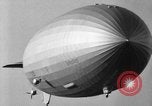 Image of airship LZ 129 Hindenburg Lakehurst Naval Air Station New Jersey USA, 1936, second 22 stock footage video 65675052076