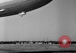 Image of airship LZ 129 Hindenburg Lakehurst Naval Air Station New Jersey USA, 1936, second 26 stock footage video 65675052076