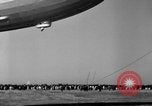 Image of airship LZ 129 Hindenburg Lakehurst Naval Air Station New Jersey USA, 1936, second 31 stock footage video 65675052076