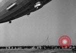 Image of airship LZ 129 Hindenburg Lakehurst Naval Air Station New Jersey USA, 1936, second 42 stock footage video 65675052076