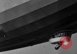 Image of airship LZ 129 Hindenburg Lakehurst Naval Air Station New Jersey USA, 1936, second 50 stock footage video 65675052076