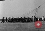 Image of airship LZ 129 Hindenburg Lakehurst Naval Air Station New Jersey USA, 1936, second 51 stock footage video 65675052076