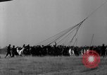 Image of airship LZ 129 Hindenburg Lakehurst Naval Air Station New Jersey USA, 1936, second 52 stock footage video 65675052076