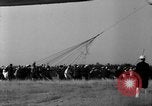 Image of airship LZ 129 Hindenburg Lakehurst Naval Air Station New Jersey USA, 1936, second 57 stock footage video 65675052076