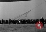 Image of airship LZ 129 Hindenburg Lakehurst Naval Air Station New Jersey USA, 1936, second 58 stock footage video 65675052076
