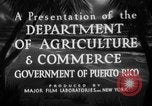 Image of harbor San Juan Puerto Rico, 1935, second 44 stock footage video 65675052087