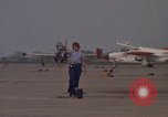 Image of aircraft T-2C Beeville Texas Naval Air Station Chase Field USA, 1982, second 11 stock footage video 65675052113