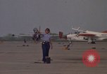 Image of aircraft T-2C Beeville Texas Naval Air Station Chase Field USA, 1982, second 13 stock footage video 65675052113