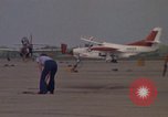 Image of aircraft T-2C Beeville Texas Naval Air Station Chase Field USA, 1982, second 22 stock footage video 65675052113