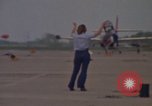Image of aircraft T-2C Beeville Texas Naval Air Station Chase Field USA, 1982, second 23 stock footage video 65675052113