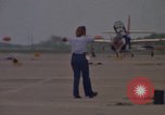 Image of aircraft T-2C Beeville Texas Naval Air Station Chase Field USA, 1982, second 27 stock footage video 65675052113