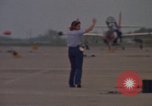 Image of aircraft T-2C Beeville Texas Naval Air Station Chase Field USA, 1982, second 28 stock footage video 65675052113