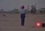 Image of aircraft T-2C Beeville Texas Naval Air Station Chase Field USA, 1982, second 29 stock footage video 65675052113