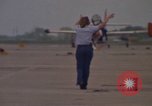 Image of aircraft T-2C Beeville Texas Naval Air Station Chase Field USA, 1982, second 34 stock footage video 65675052113