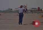 Image of aircraft T-2C Beeville Texas Naval Air Station Chase Field USA, 1982, second 36 stock footage video 65675052113
