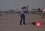 Image of aircraft T-2C Beeville Texas Naval Air Station Chase Field USA, 1982, second 37 stock footage video 65675052113