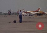 Image of aircraft T-2C Beeville Texas Naval Air Station Chase Field USA, 1982, second 47 stock footage video 65675052113