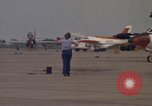 Image of aircraft T-2C Beeville Texas Naval Air Station Chase Field USA, 1982, second 49 stock footage video 65675052113