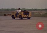 Image of aircraft T-2C Beeville Texas Naval Air Station Chase Field USA, 1982, second 7 stock footage video 65675052114