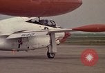 Image of aircraft T-2C Beeville Texas Naval Air Station Chase Field USA, 1982, second 39 stock footage video 65675052114