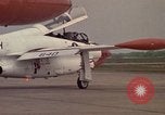 Image of aircraft T-2C Beeville Texas Naval Air Station Chase Field USA, 1982, second 41 stock footage video 65675052114