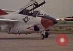 Image of aircraft T-2C Beeville Texas Naval Air Station Chase Field USA, 1982, second 50 stock footage video 65675052114
