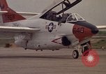 Image of aircraft T-2C Beeville Texas Naval Air Station Chase Field USA, 1982, second 52 stock footage video 65675052114