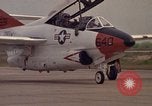 Image of aircraft T-2C Beeville Texas Naval Air Station Chase Field USA, 1982, second 53 stock footage video 65675052114