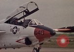Image of aircraft T-2C Beeville Texas Naval Air Station Chase Field USA, 1982, second 55 stock footage video 65675052114