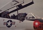 Image of aircraft T-2C Beeville Texas Naval Air Station Chase Field USA, 1982, second 59 stock footage video 65675052114