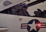 Image of aircraft T-2C Beeville Texas Naval Air Station Chase Field USA, 1982, second 62 stock footage video 65675052114