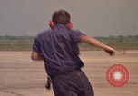 Image of aircraft T-2C Beeville Texas Naval Air Station Chase Field USA, 1982, second 59 stock footage video 65675052115