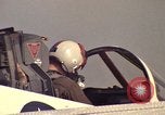 Image of aircraft T-2C Beeville Texas Naval Air Station Chase Field USA, 1982, second 62 stock footage video 65675052115