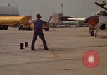 Image of aircraft T-2C Beeville Texas Naval Air Station Chase Field USA, 1982, second 8 stock footage video 65675052116